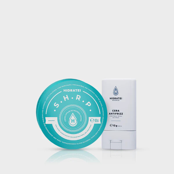 Kit Brilho e Estilo Edição Limitada | SHRP 65g + Cera Antifrizz 12g