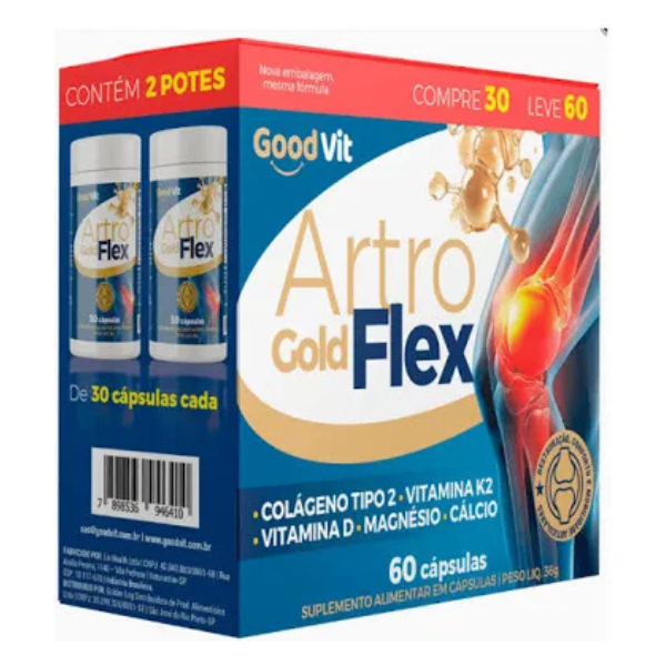 Artroflex GoodVit 60 Cápsulas | Saúde das Articulações e Mobilidade Original
