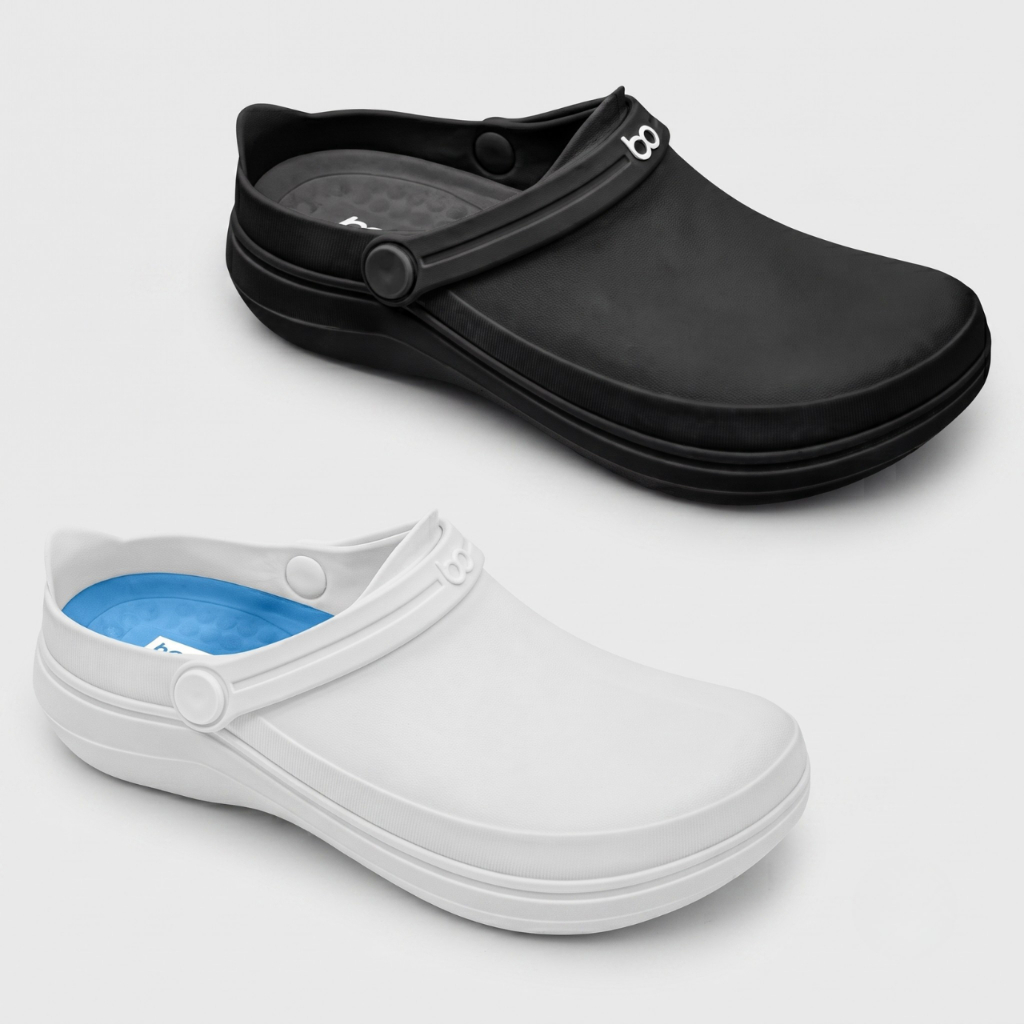 Babuche Chinelo BoaOnda Safe Feminino Confortável Antiderrapante CA Trabalho Enfermagem