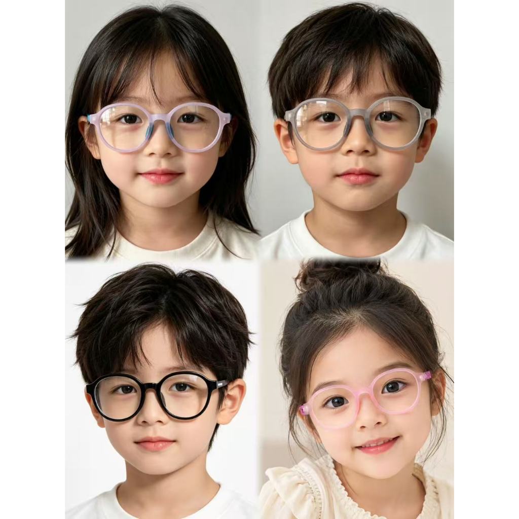 Óculos armação infantil material TR90 flexibilidade menina e menino TR203
