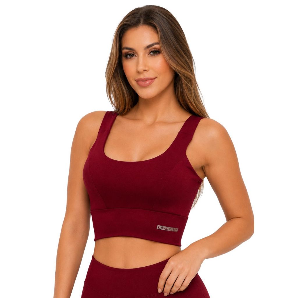 Top Academia Feminino Alta Sustentação Reforçado Bojo Removível Alça Elástica Fitness Treino M G GG 36 ao 48