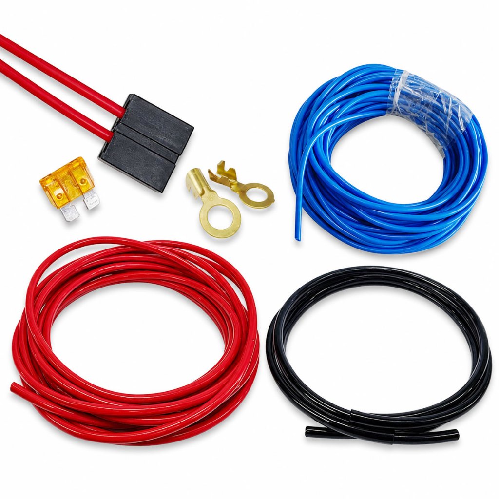 Kit Fiação Instalação Som Automotivo Módulos Até 500W RMS Stetsom Taramps Soundigital