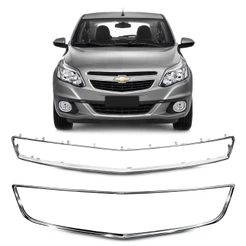 Kit Friso Grade Radiador Agile Montana 2011 a 2021 Cromado