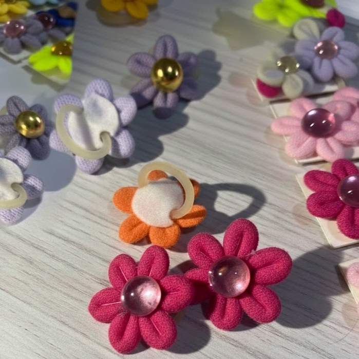 Laços Pet Modelo Flor Prensada #Kit 20 Lacinhos Coloridos - #Banho e Tosa # Pet Shop