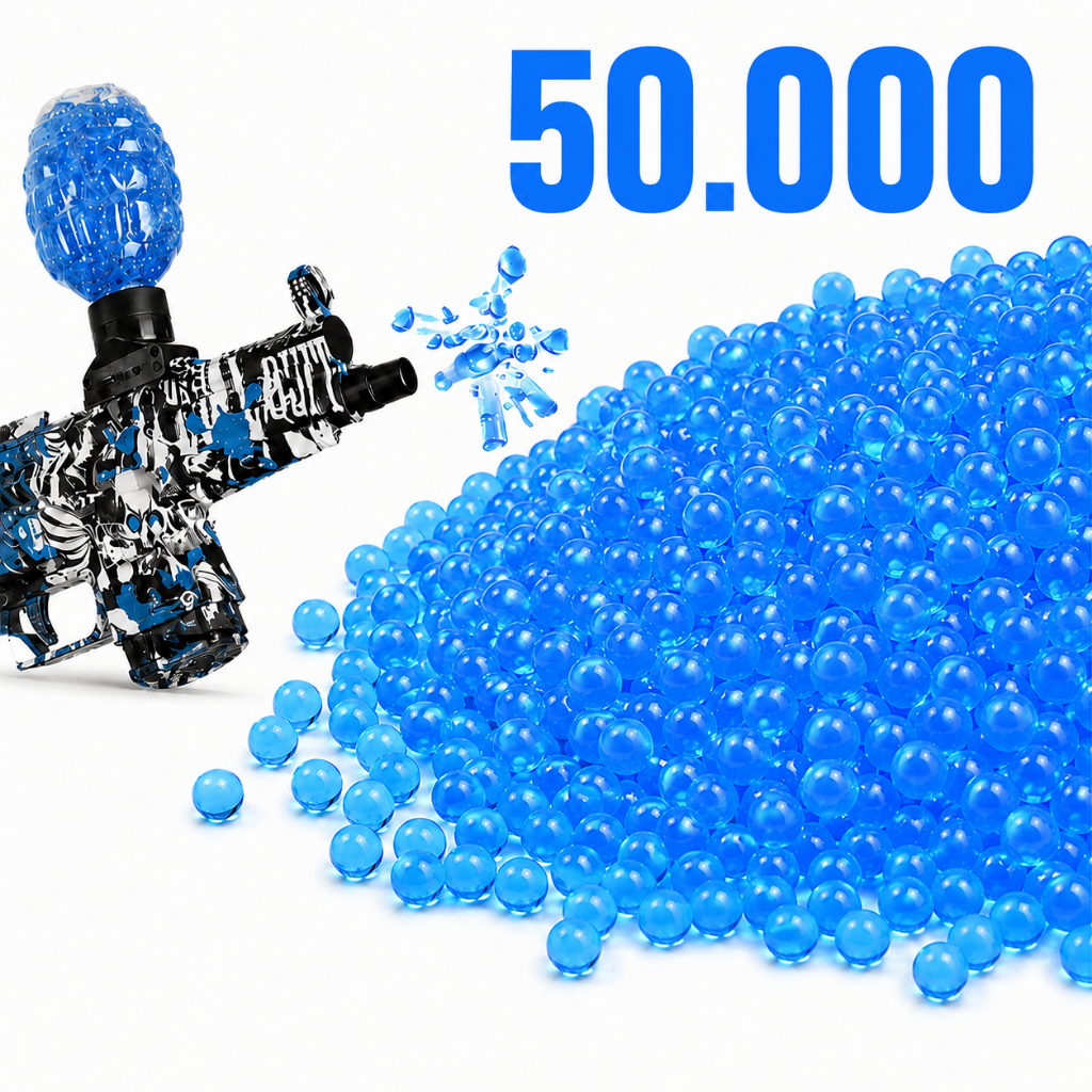 10.000 Bolinhas De Gel Azul para lançador para munição 7-8mm Arminha Gel Blaster Balls Grows In Water
