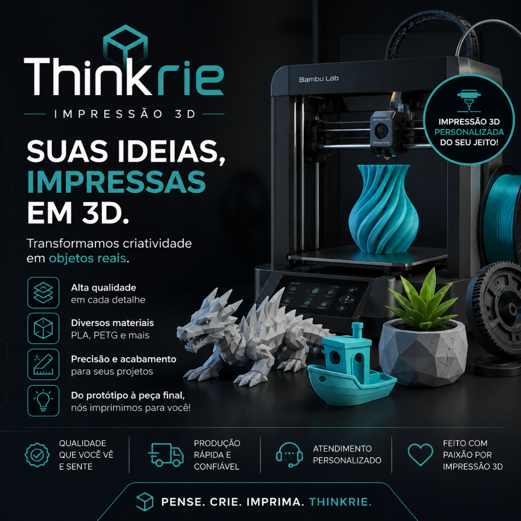 Serviço De Impressão 3D Personalizado ImpressãoSua