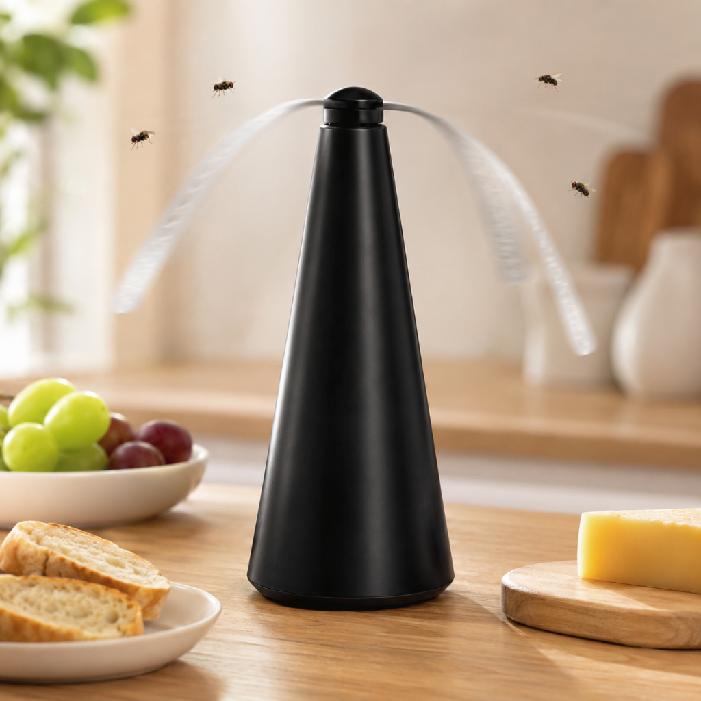 Ventilador Repelente Espanta Mosquito Mosca Inseto Armadilha Mesa Cozinha Sala