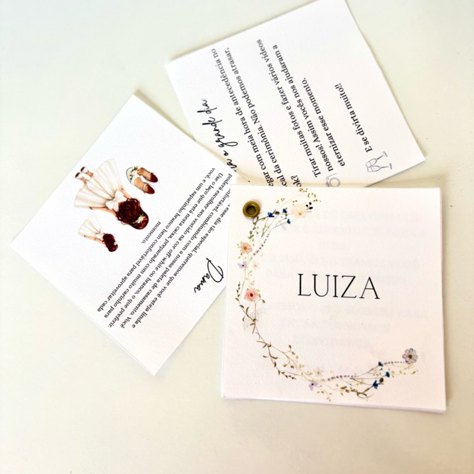 Detalhes do Manual convite dos Pajem e Daminhas de casamento personalizado - livro de colorir personalizado