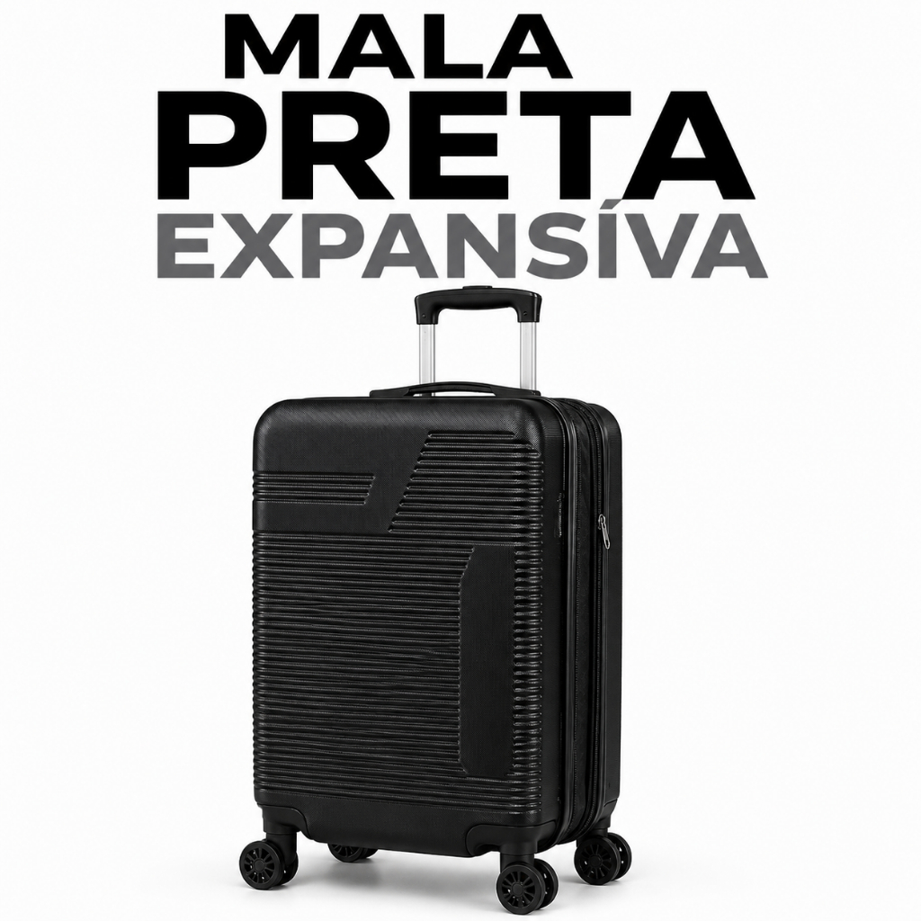 Mala de Bordo Viagem Padrao ANAC rodinhas 360° Frete Grátis CUPOM — imagem 2 de 2