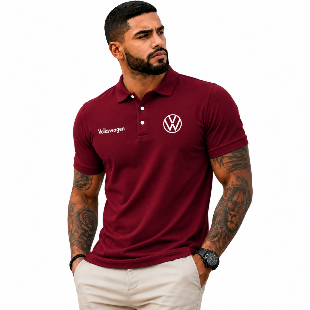 Camisa Polo volkswagen Casual Masculino uniformes