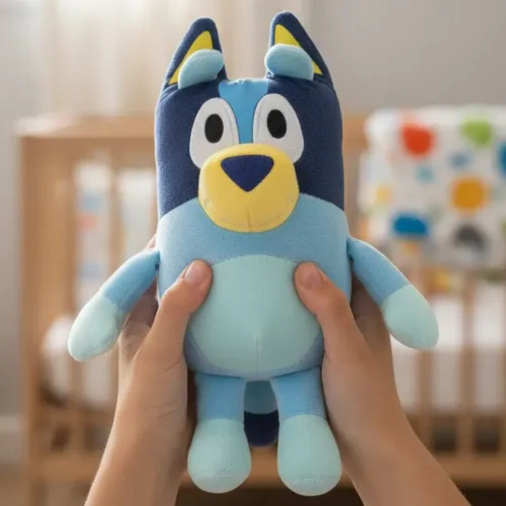 Pelúcia Bluey 25cm Cachorrinho Azul Super Macia Infantil Presente Decoração Quarto