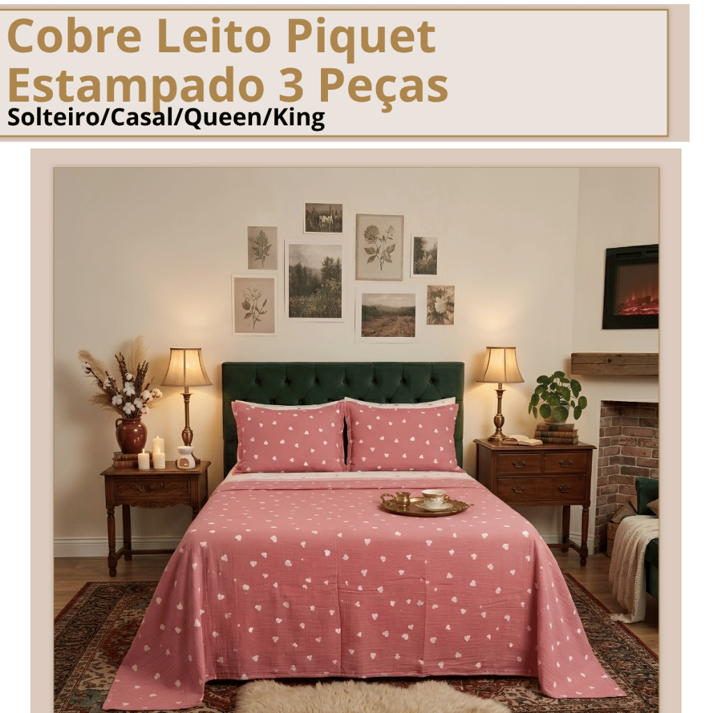 Cobre Leito Piquet Colcha Estampada Coração Bornboleta Para Cama Solteiro Casal Queen King Colcha Luxo Varias Cores