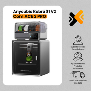 Impressora 3D Anycubic Kobra S1 V2 Combo • ACE 2 Pro • 250×250×250 mm • NIC 3D