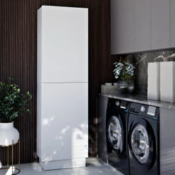 Armário Multiuso 2 Portas Gaveta 177cm Organizador Prateleiras Para Quarto Casal Solteiro Lavanderia