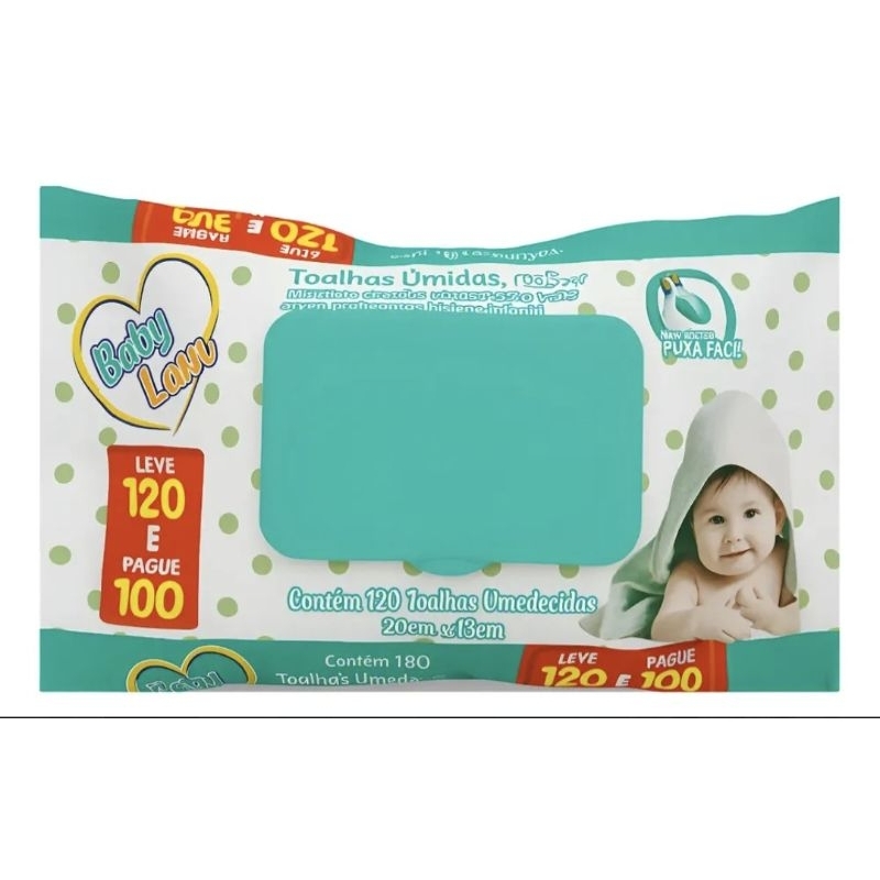 Toalha Umidecida Baby lenn c/120
