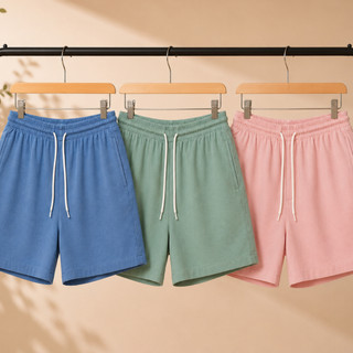 Kit 3 Shorts Linho Masculino Premium Colorido Casual Verão