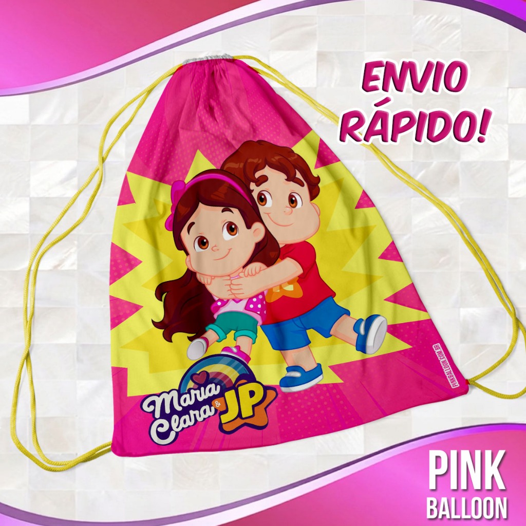 MOCHILINHA MARIA CLARA E JP 3 (ENVIO RÁPIDO) - SACOLINHA LEMBRANCINHA NÃO PERSONALIZADA