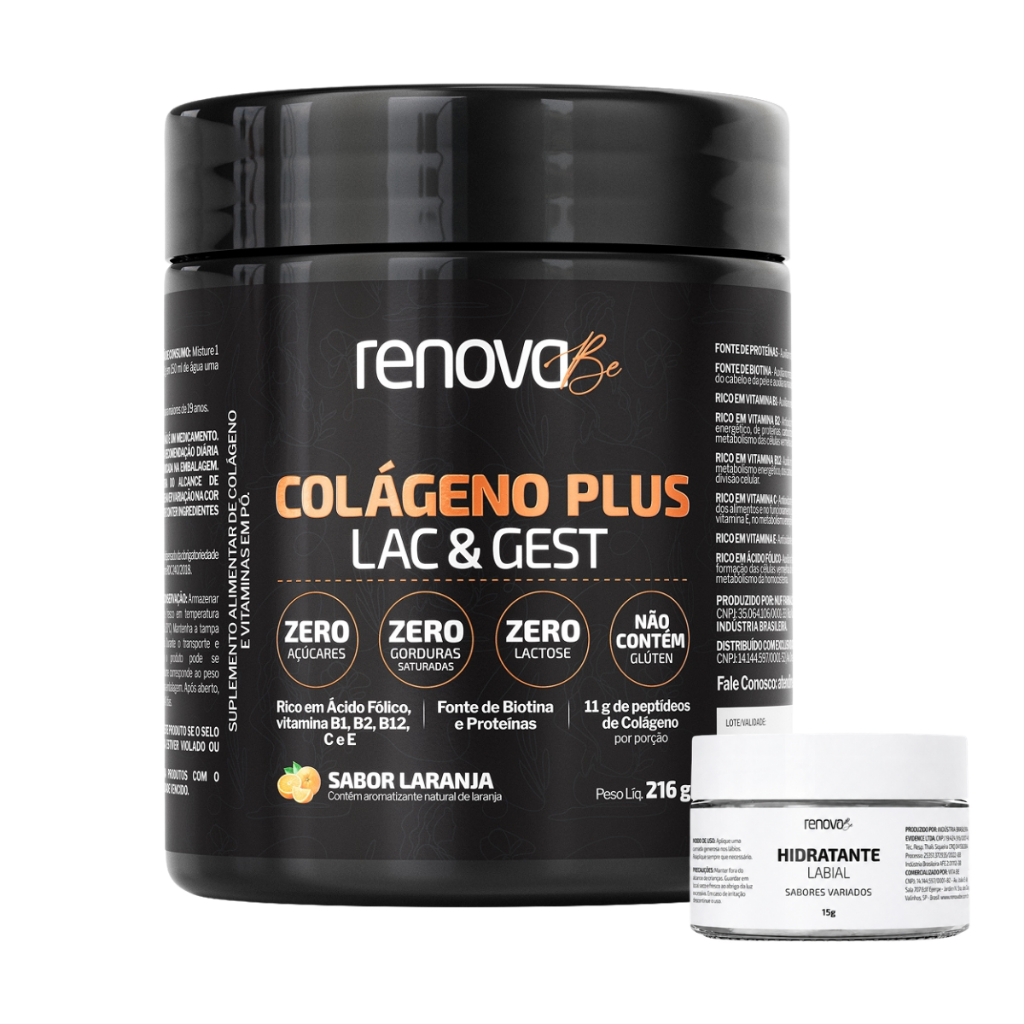 1 Colágeno com Biotina para Lactante e Gestante - Renova Be