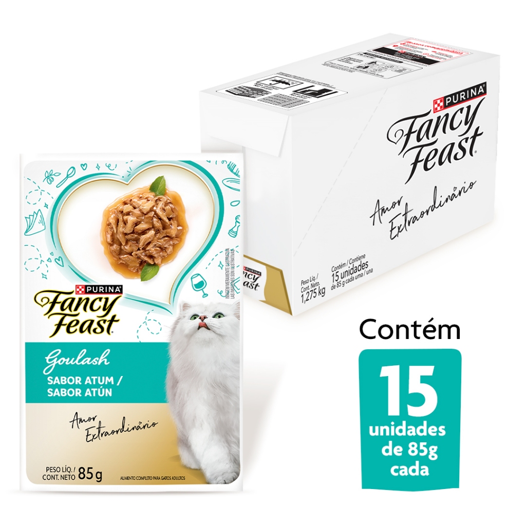 Fancy Feast Goulash Atum 85g - 15 unid.