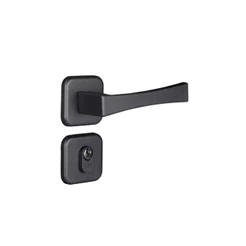 Fechadura Paris Roseta Preto Fosco Para Porta Mgm