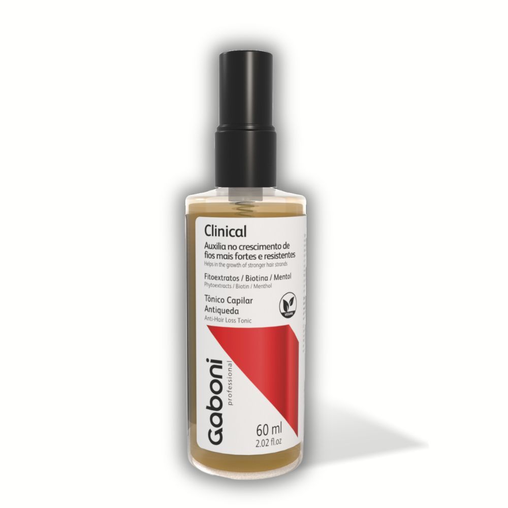 Tônico Capilar de Crescimento e Antiqueda Clinical 60ml Gaboni