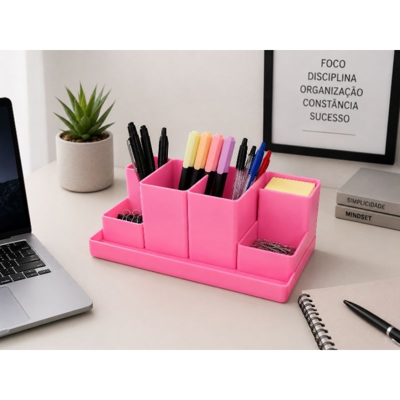 Organizador de mesa Multifuncional - Elegância e Praticidade para o seu escritório