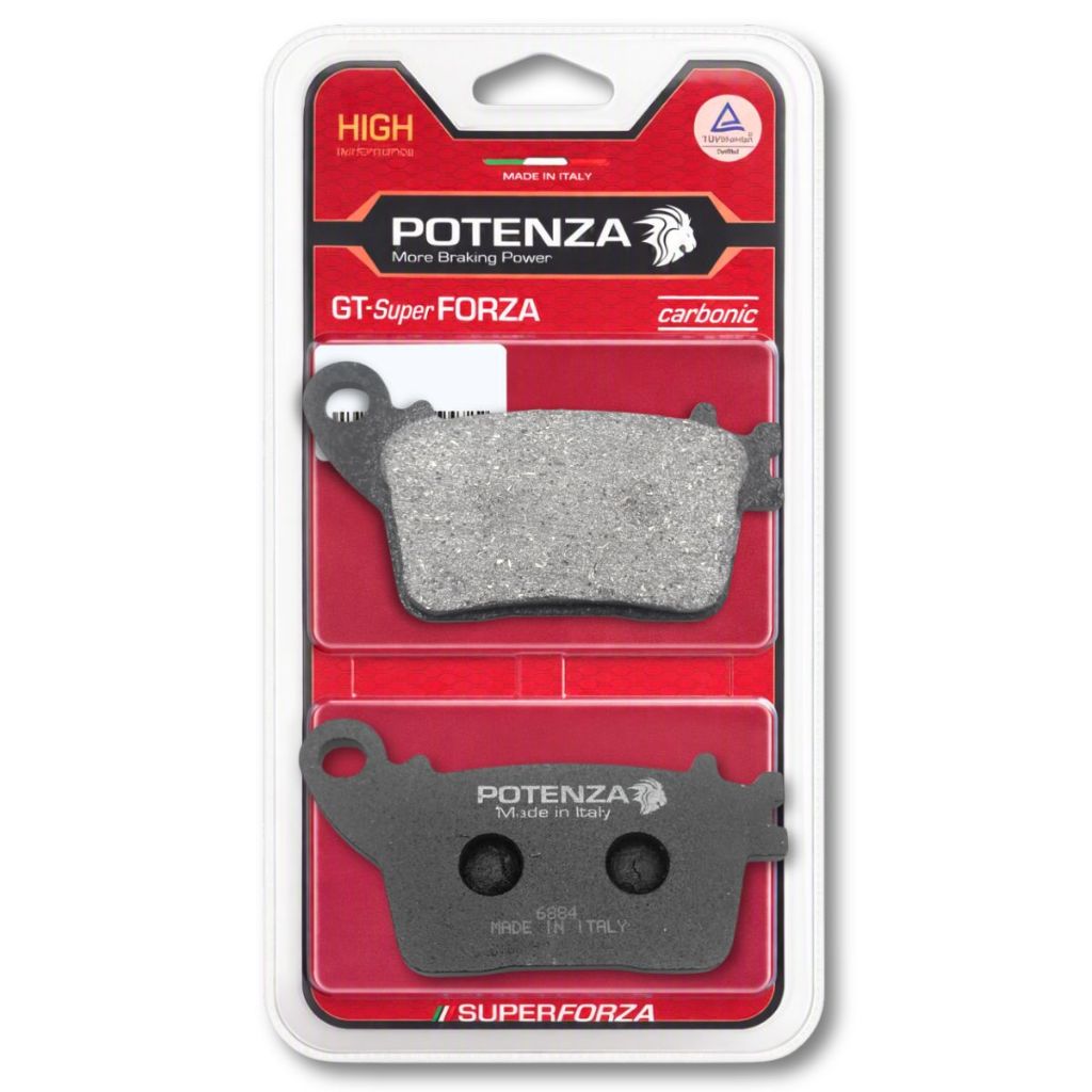 Pastilha de Freio Traseira Cb 600f Hornet Sem Abs Potenza Gt Super Forza Sinterizada