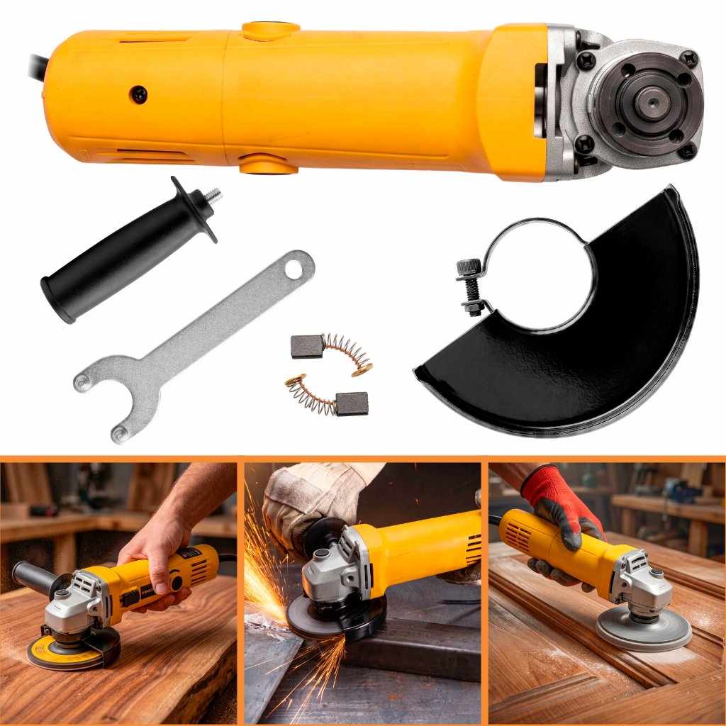 Esmerilhadeira Angular Profissional 780W Lixadeira Politriz Disco 115mm 11000rpm