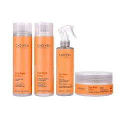 Cadiveu Kit Bye Bye Frizz Sh + Cond + Masc e Fluído