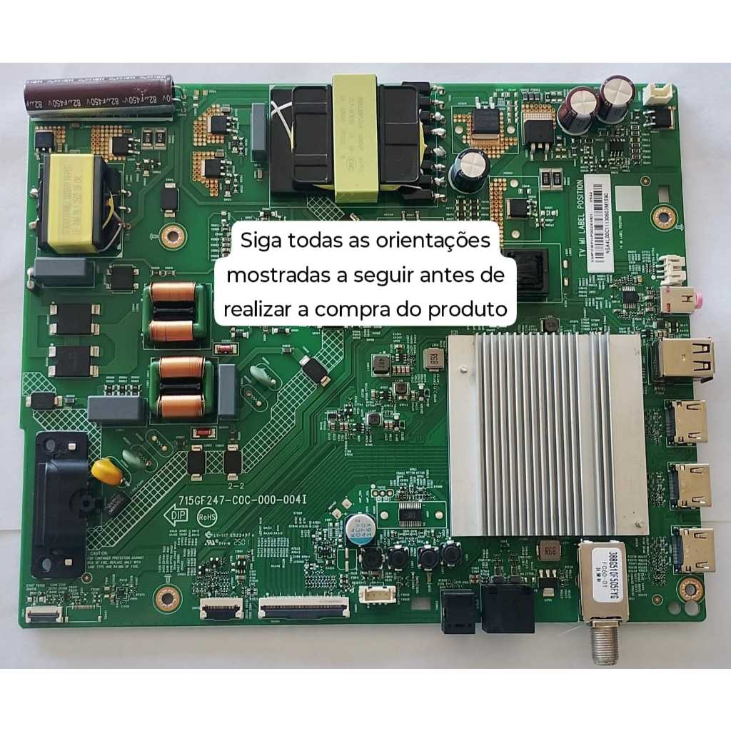 placa principal philips 50pug8100/78 - 50pug8100 (tela 014)