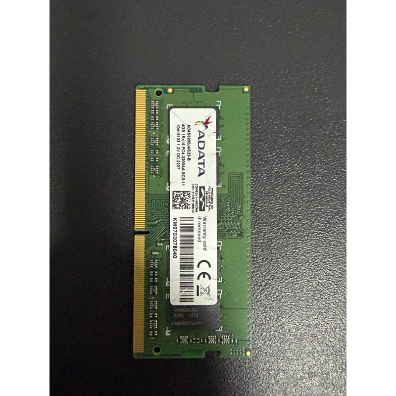 Memória Notebook Adata 4gb 3200 Ddr4