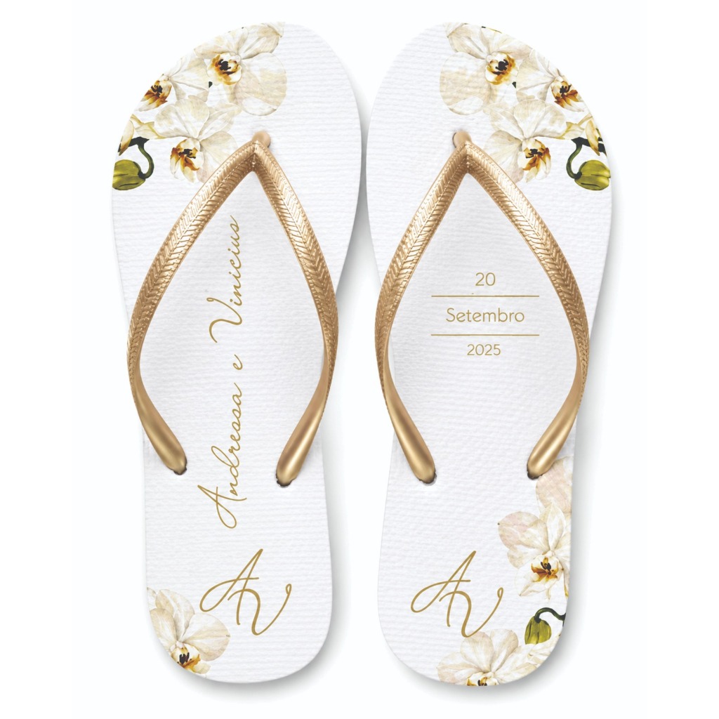 Chinelos personalizados kit com 40 pares  brindes para casamento para festas e eventos.