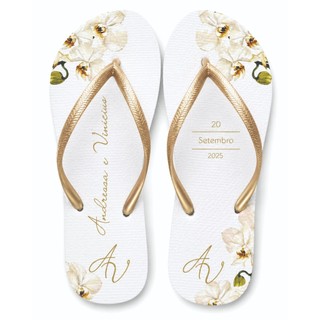 Chinelos personalizados kit com 40 pares  brindes para casamento para festas e eventos.