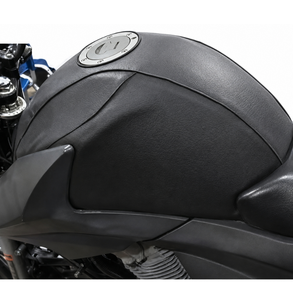 Capa Para O Tanque Da Moto Factor 125/150 2016-2017-2018-2019-2020-2021-2022-2023-2024 Preta
