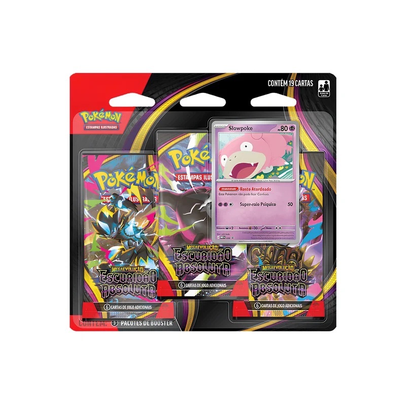 Blister Triplo Pokémon ME05 Escuridão Absoluta