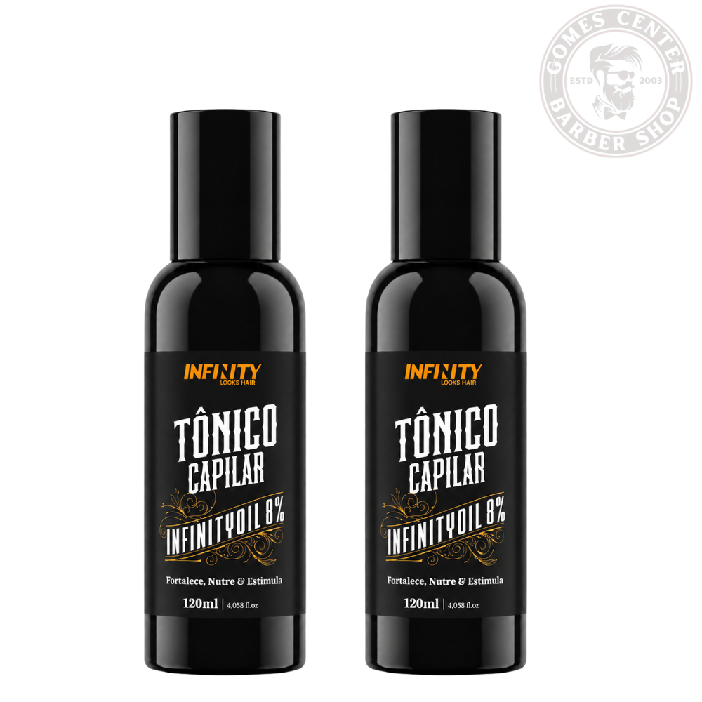 Kit 2x Tônico Capilar Antiqueda 120ml Serum de Crescimento Infinitydil - Cabelo Barba Sobrancelha