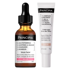 Principia Kit Cuidado Multirreparador c/ Creme p/ Área dos Olhos CO-01 + Sérum Multirreparador Mix-03