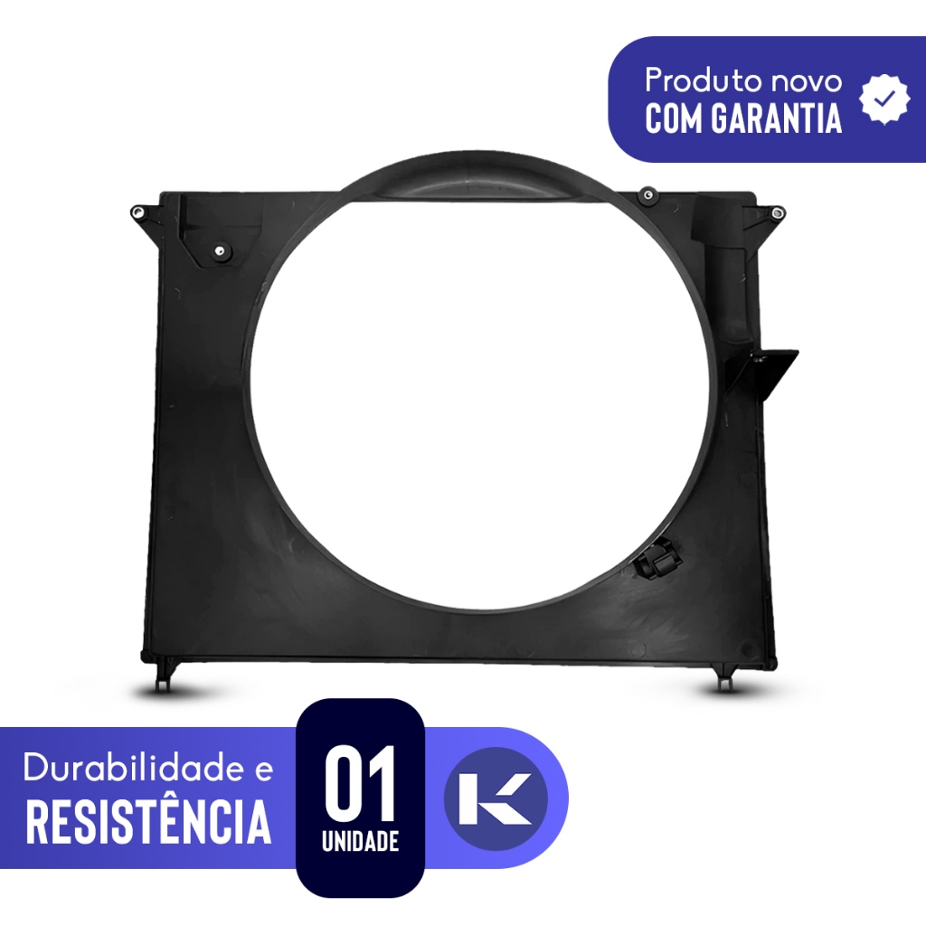 Defletor Ar Radiador Hilux 3.0 Diesel 2006 a 2015 Sem Ventoinha · foto 2