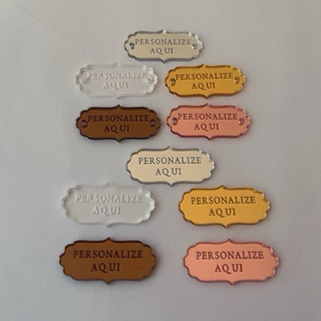 30 ou 50 Etiqueta Moldurinha Personalizada/acrílico — imagem 2 de 2
