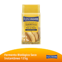 Fermento Biológico Seco Instantâneo Fleischmann para Pães e Pizzas 125g