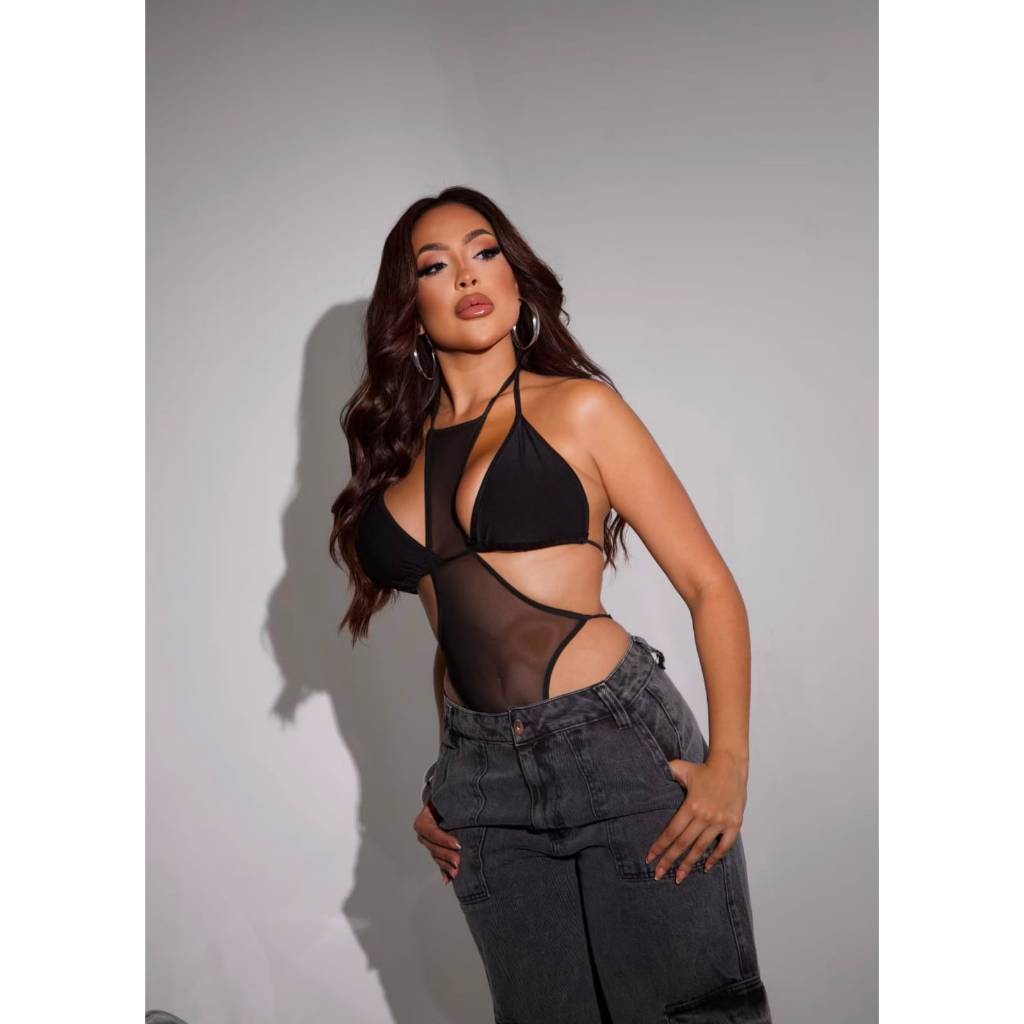 body em tule body feminino body com recortes body transparente body com top body acompanha top body sensual body moderno