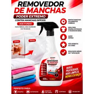 Removedor De Manchas Sem Resíduos Para Tecidos Em Geral 500ml ational Quimica Tira Manchas De Alta Performance 500ml