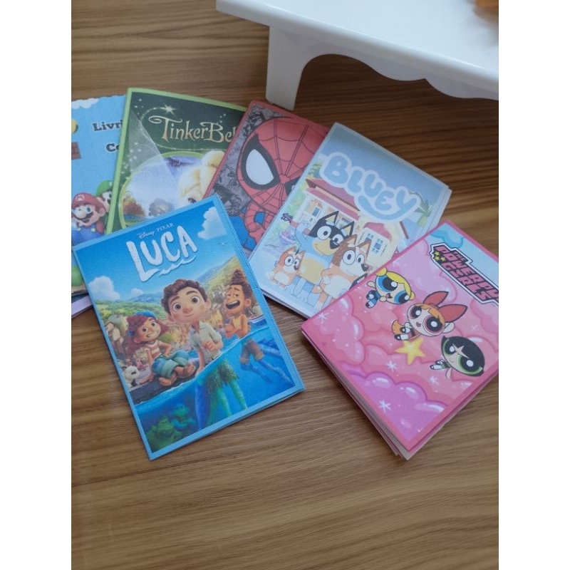 10 unidades mini Livrinho de Colorir Personalizado Vários Temas Lembrancinha Infantil Festa Aniversário