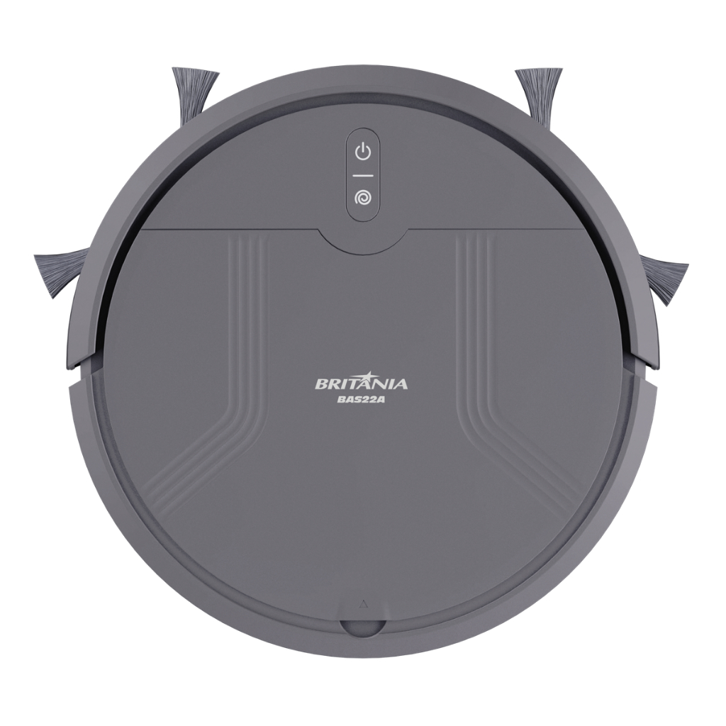 Aspirador Robô Britânia Bivolt Filtro HEPA 35W BAS22A