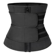 Cinta Feminina corset Abdominal Redutora Afina Cintura Espartilho Ajustavel Dupla