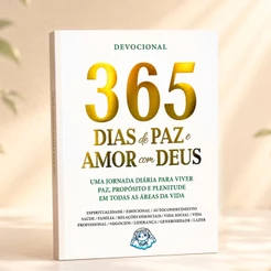 Livro Cristão Devocional 365 Dias de Paz e Amor com Deus Pai Reflexões Diárias e Mensagens Bíblicas