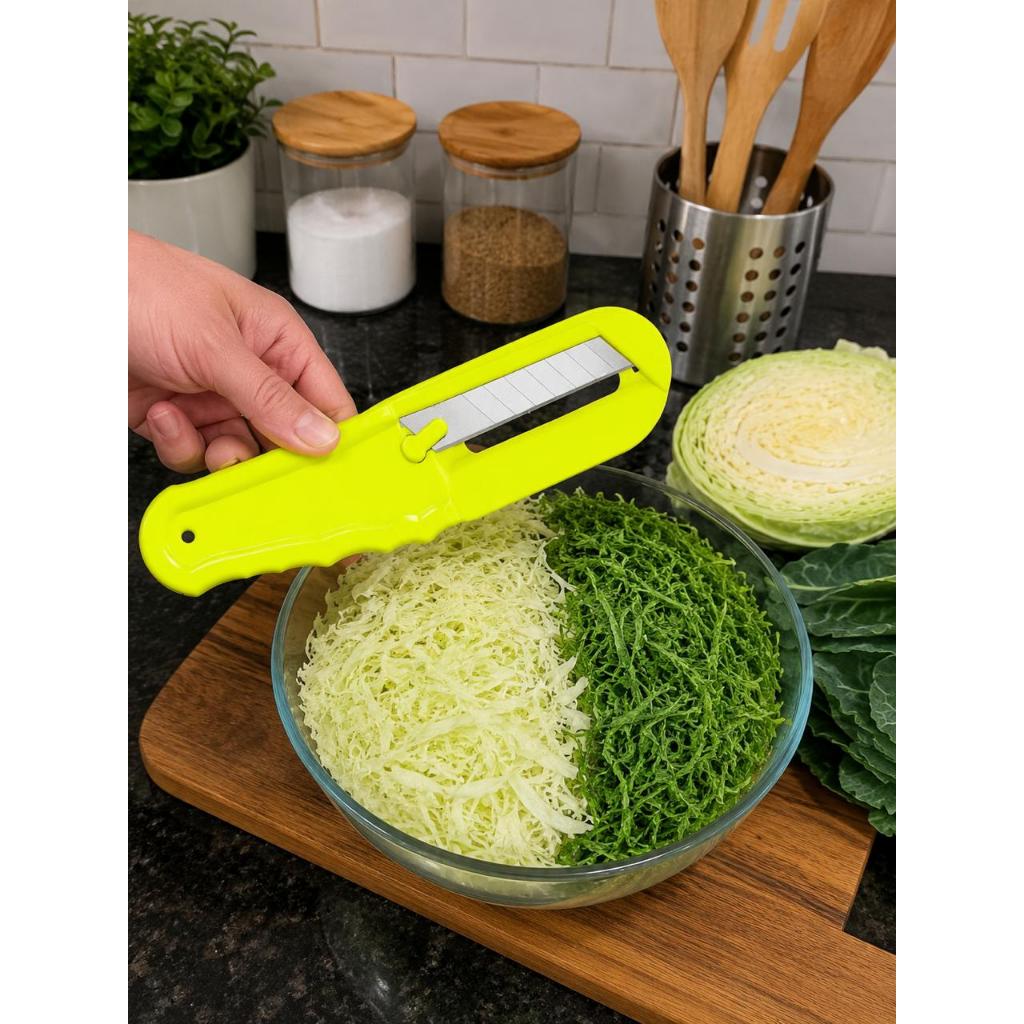 Fatiador de Legumes e Verduras Utensílio domésticos Corta Couve Fina Promoção