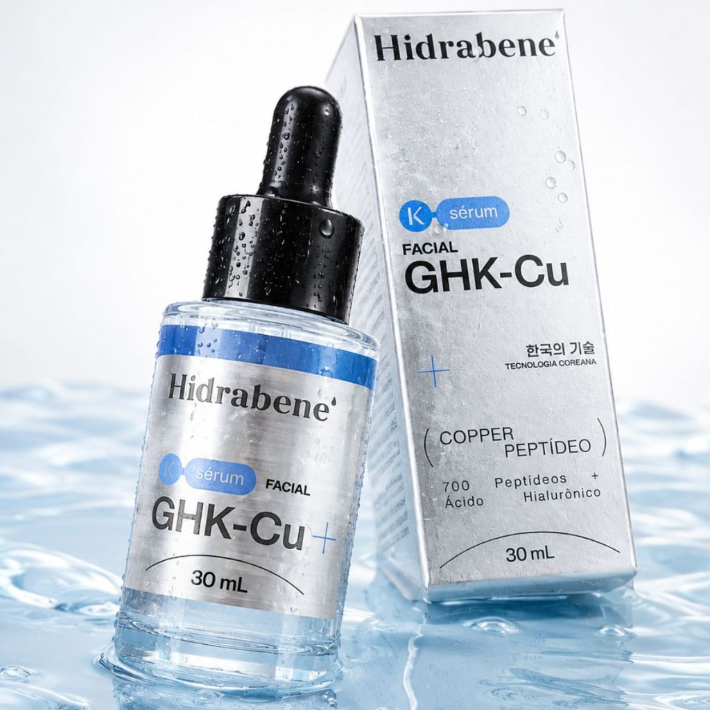 Imagem Hidrabene Sérum Facial GHK-Cu Peptídeo de Cobre – Firmeza e Densidade 700 Nano Peptídeos