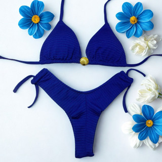 biquini fita para marquinha de praia cortininha verão moda de tecido caribe tendencia muitos cores