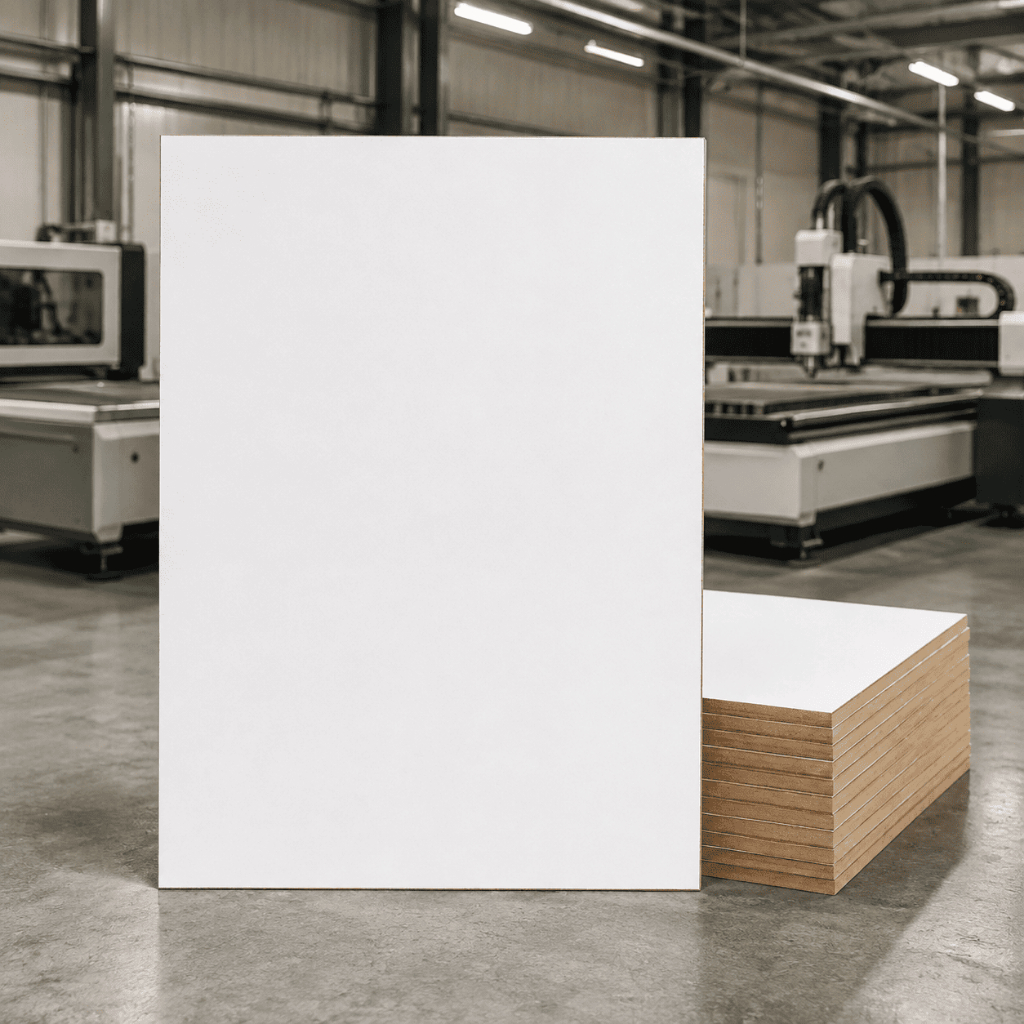 Chapa Placa MDF Branco Laminado 2,5mm 60x40cm Artesanato Marcenaria Decoração Corte Laser CNC Fundo